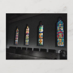 Stained Glass Postcard