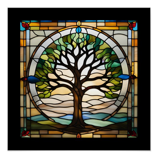 Stained Glass  Poster (Front)
