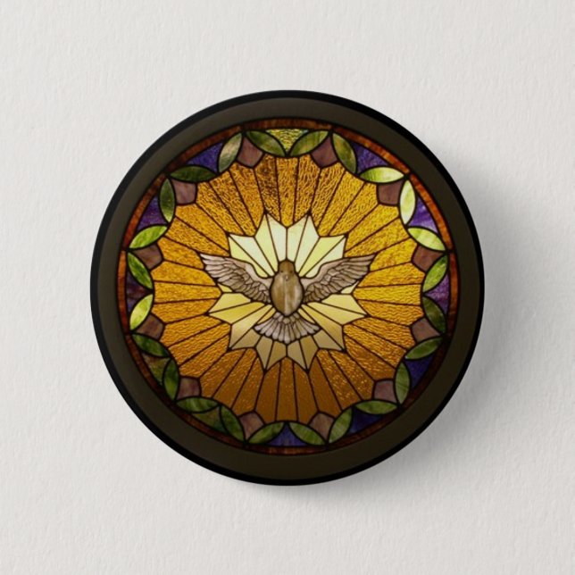 Stained Glass Prints 6 Cm Round Badge (Front)