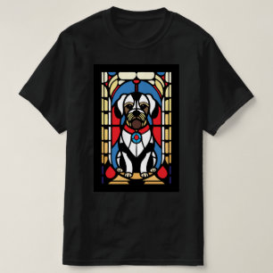 stained glass pup dog T-Shirt