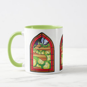 Stained Glass Quetzalcoatl Mug