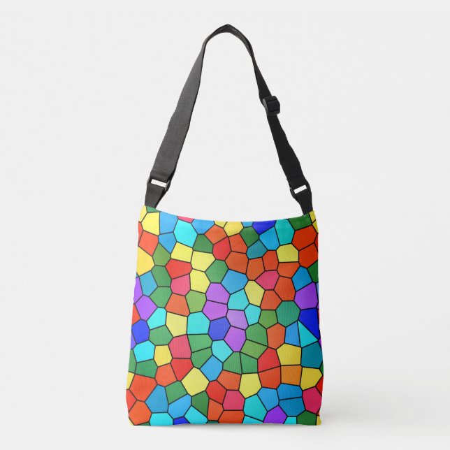 Stained Glass Rainbow 2183 tote bag (Front)