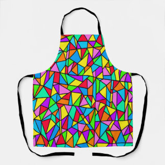 Stained Glass Rainbow Apron
