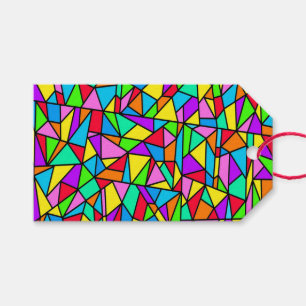 Stained Glass Rainbow Gift Tags