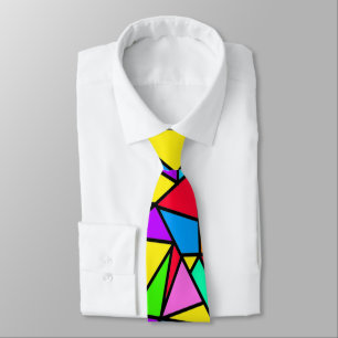 Stained Glass Rainbow Tie