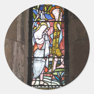Stained Glass Religious Window Stickers