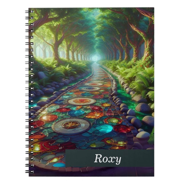 Stained Glass Road Notebook (Front)