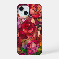 Stained Glass Rose Garden Art For Nature Lovers