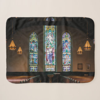 STAINED GLASS SHERPA BLANKET