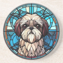 Stained Glass Shih Tzu Adorable Dog Lovers
