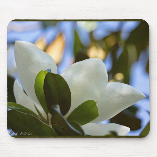 Stained Glass Sky Southern Magnolia Gifts Apparel Mouse Mat (Front)