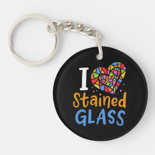 Stained Glass Stained Glass Artist Key Ring