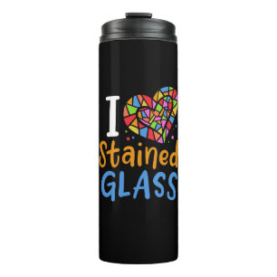Stained Glass Stained Glass Artist Thermal Tumbler