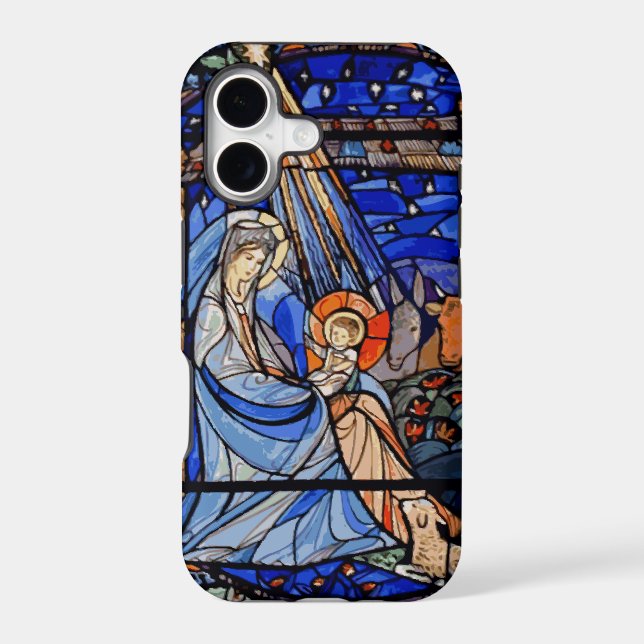 Stained Glass Style Nativity (Back)