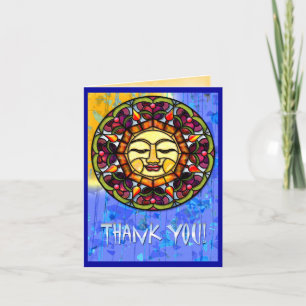 Stained Glass Sun-Catcher (Thank You) Thank You Card