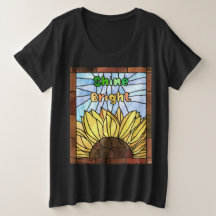 Stained Glass Sunflower Shine Bright