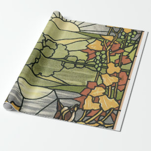 Stained Glass Sunrise Wrapping Paper