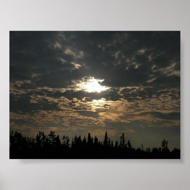 Stained-glass Sunset Poster (Front)