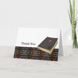 Stained glass thank you card