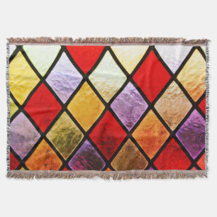 Stained Glass Throw Blanket