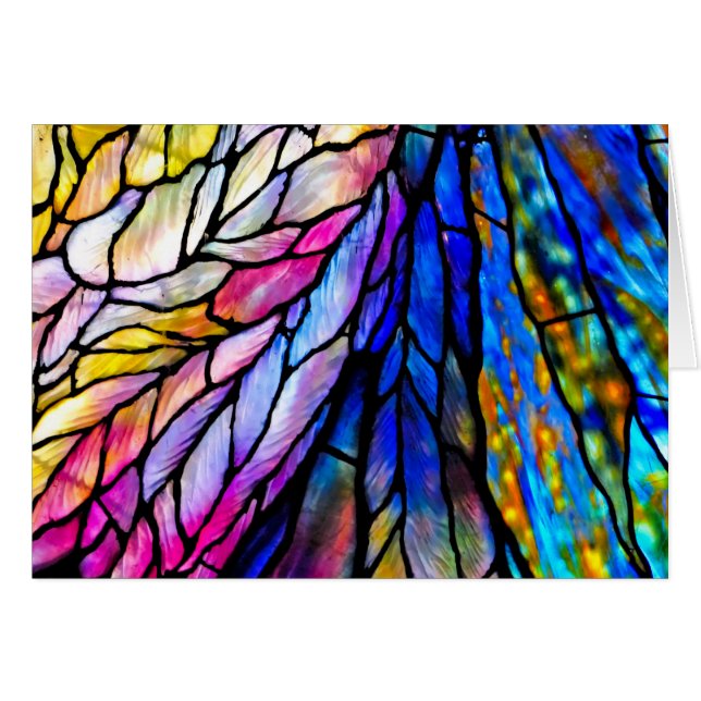 Stained Glass, Tiffany - Style,  (Front Horizontal)