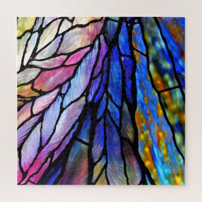 Stained Glass, Tiffany - Style,  Jigsaw Puzzle (Vertical)