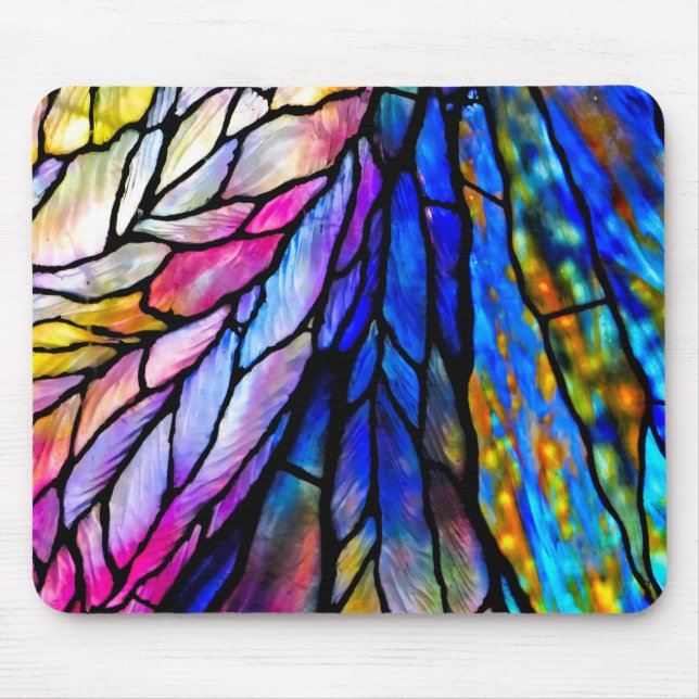 Stained Glass, Tiffany - Style,  Mouse Mat (Front)