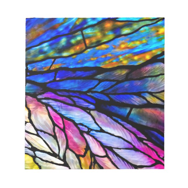 Stained Glass, Tiffany - Style,  Notepad (Front)