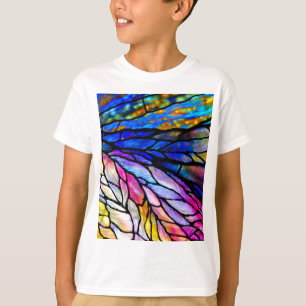 Stained Glass, Tiffany - Style,  T-Shirt