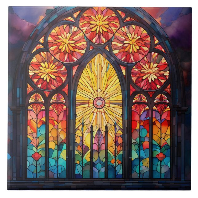 Stained Glass  Tile (Front)
