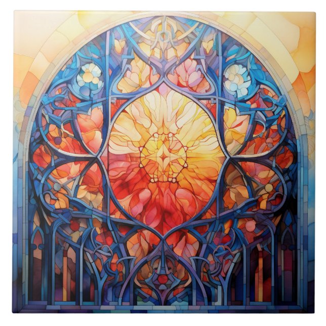 Stained Glass  Tile (Front)