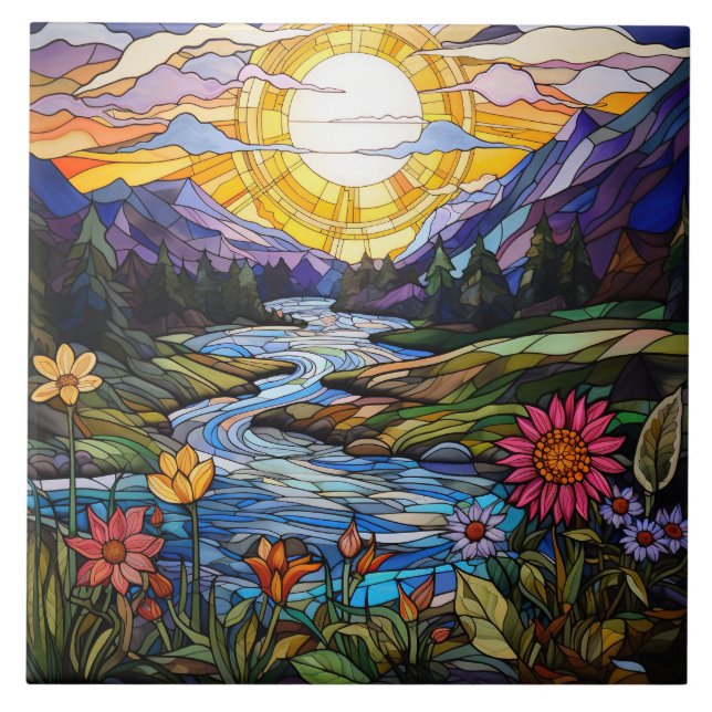 Stained Glass  Tile (Front)