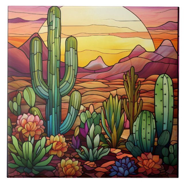 Stained Glass  Tile (Front)
