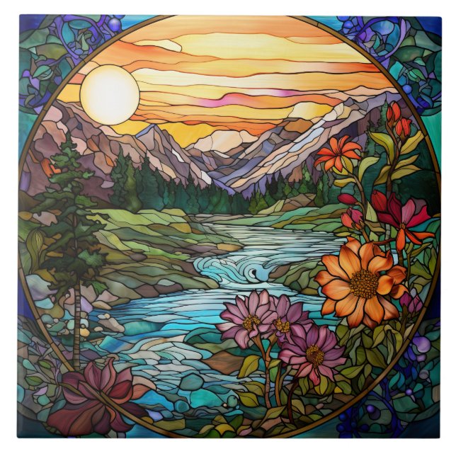 Stained Glass  Tile (Front)