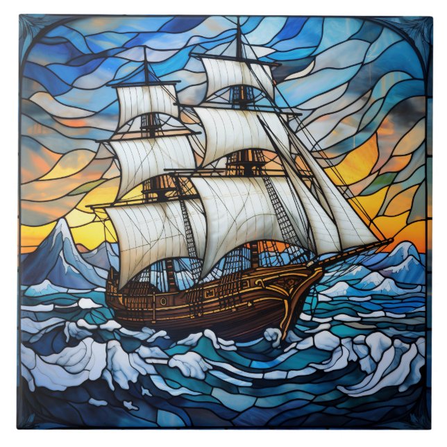 Stained Glass  Tile (Front)