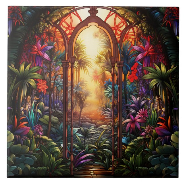 Stained Glass  Tile (Front)