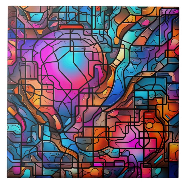 Stained Glass  Tile (Front)