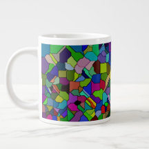 Stained Glass Tilted Tile 20oz Mug