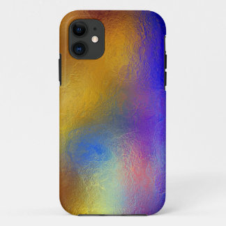 Stained glass, transparent colourful shiny window iPhone 11 case