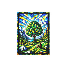 Stained Glass Tree of Serenity