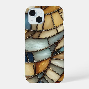 Stained Glass Waves iPhone 15 Case