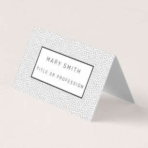 Stained Glass White Business Card