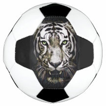 Stained Glass White Tiger