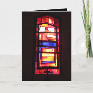 Stained Glass Window Card
