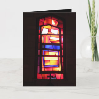 Stained Glass Window Card