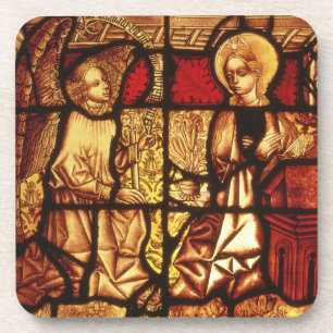 Stained glass window depicting the Annunciation, G Coaster