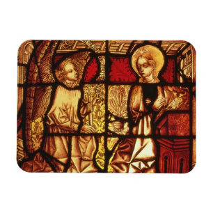 Stained glass window depicting the Annunciation, G Magnet