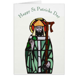 Stained Glass Window Design of St Patrick