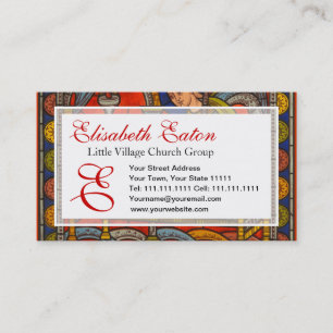 Stained Glass Window from Chartres Cathedral Business Card