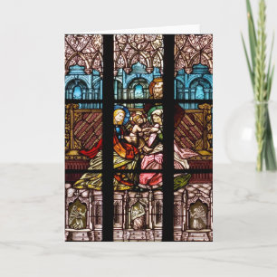 Stained Glass Window Holiday Card